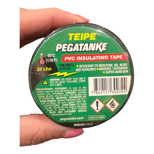 "Cinta Eléctrica Pegatanke – Protección que no se quema (10 pz)"