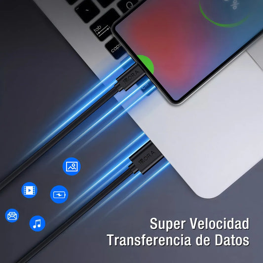 Cable Tipo C Carga Rápida 3 Amp 1Hora(CAB251)