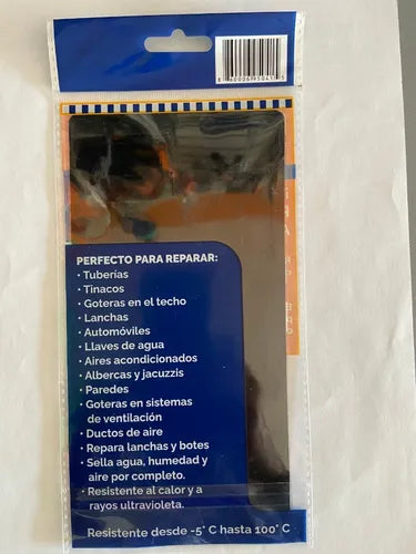"Parche Flex Rezistent Negro – El parche que lo arregla todo"