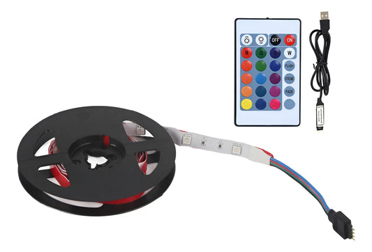Tira Led de 5 Mts con Entrada USB