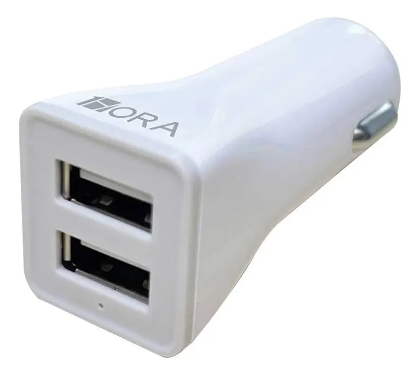Cargador Carro Doble USB 2.4Amp 1Hora (GAR128)