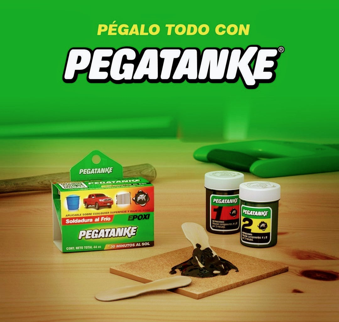 "Pegatanke Negro – Máxima adherencia para plásticos y metales"