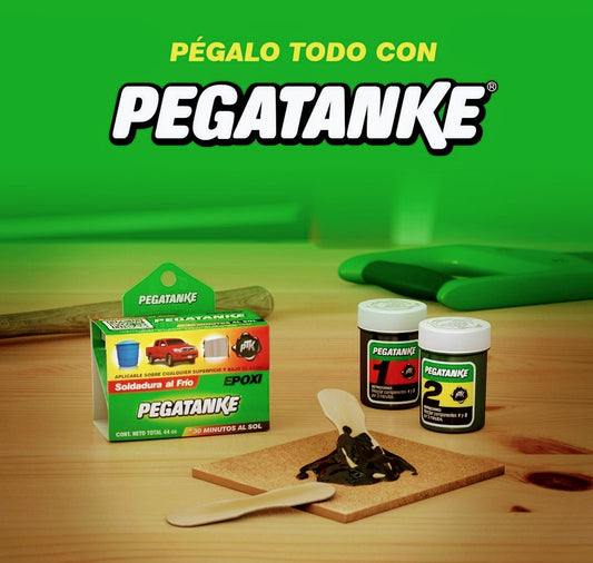 "Pegatanke Negro – Máxima adherencia para plásticos y metales"