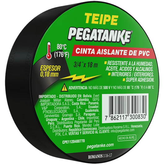 "Cinta Eléctrica Pegatanke – Protección que no se quema (10 pz)"
