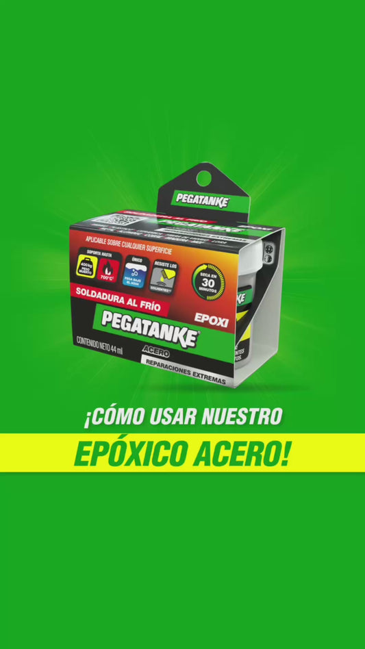 "Pegatanke Acero – La fórmula más resistente de todas"