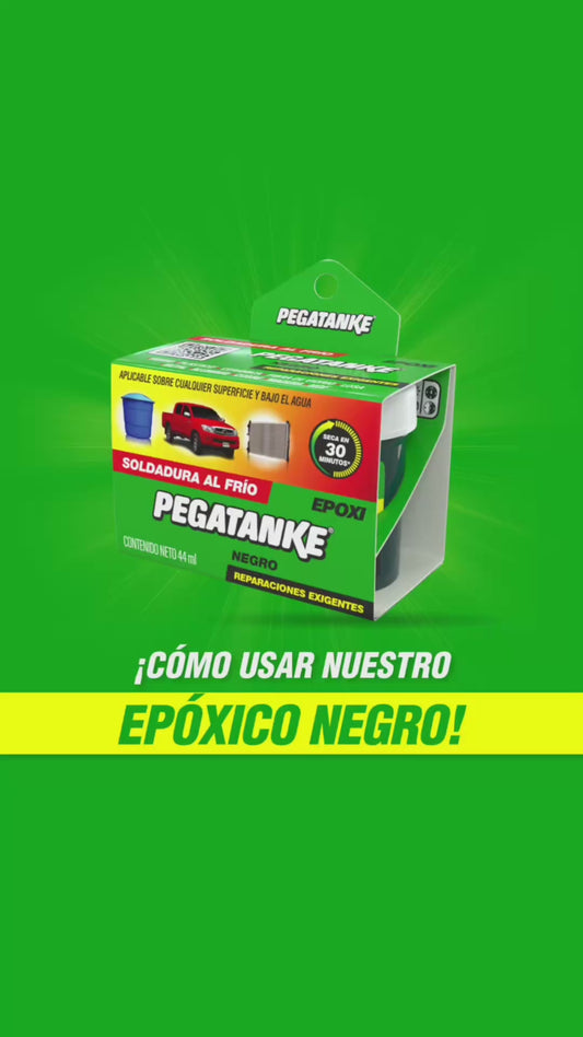 "Pegatanke Negro – Máxima adherencia para plásticos y metales"