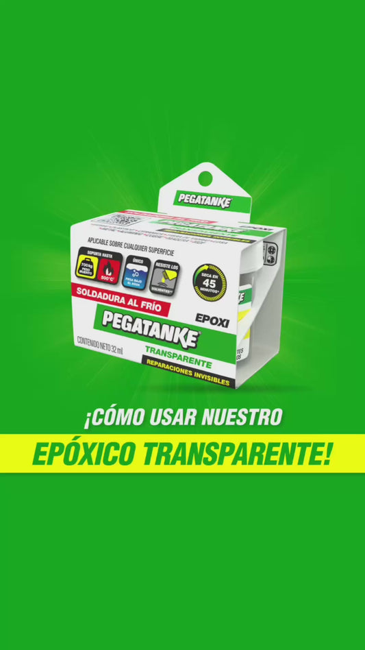 "Pegatanke Transparente – Repara sin que se note"